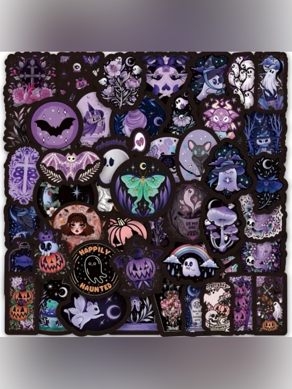 (3 for $20)60pcs Halloween Vinyl Stickers